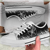 Fire Baphomet Sigil SED-0778 Unisex Canvas Shoes Low Top