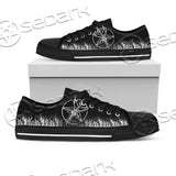 Fire Baphomet Sigil SED-0778 Unisex Canvas Shoes Low Top