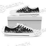 Fire Baphomet Sigil SED-0778 Unisex Canvas Shoes Low Top