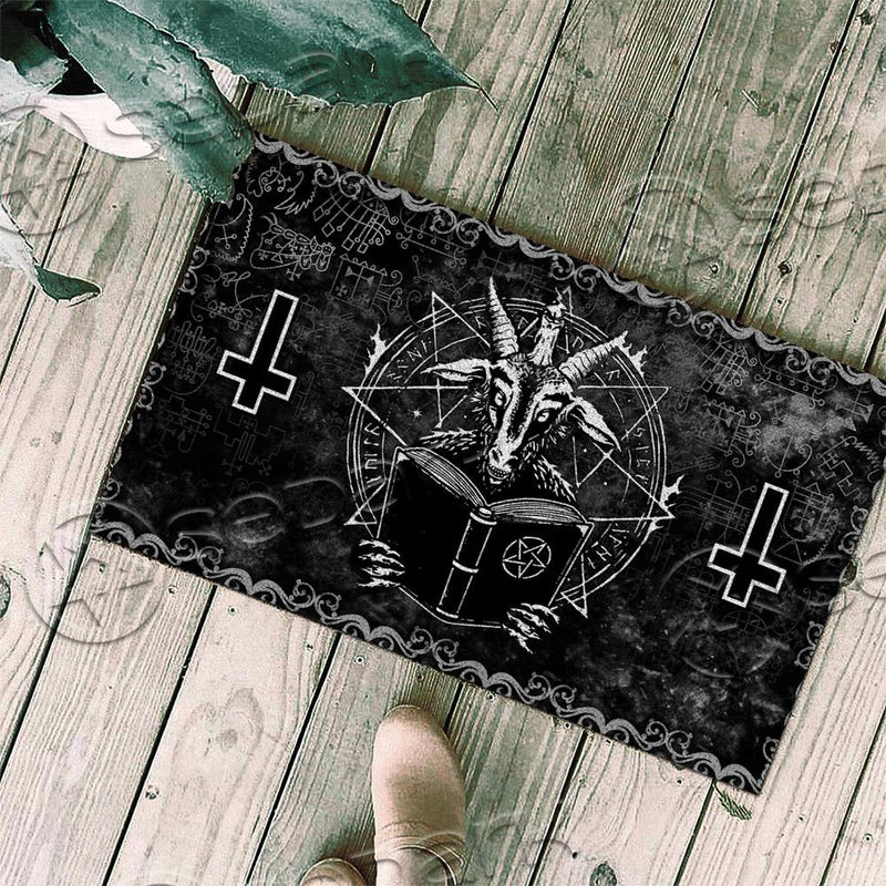 Sigil Of Baphomet Simple SED-0777 Door Mat