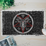 Fire Baphomet Sigil SED-0778 Door Mat