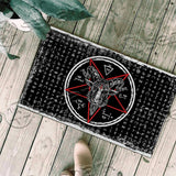 Fire Baphomet Sigil SED-0778 Door Mat