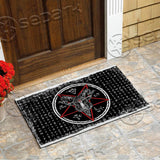 Fire Baphomet Sigil SED-0778 Door Mat