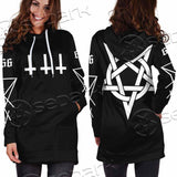 Pentagram Inverted Cross SED-0788 Hoodie Dress