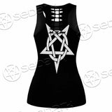 Pentagram Inverted Cross SED-0788 Women Tank Top