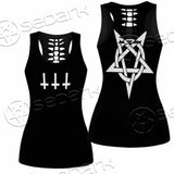 Pentagram Inverted Cross SED-0788 Women Tank Top