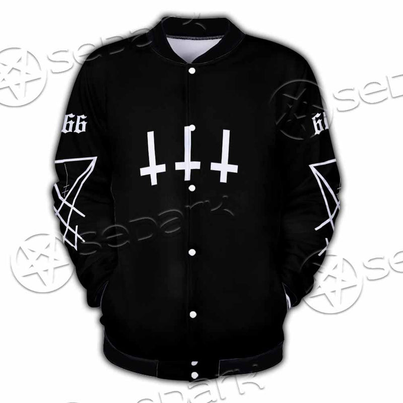 Pentagram Inverted Cross SED-0788 Button Jacket