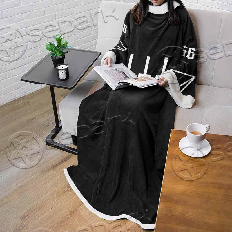 Pentagram Inverted Cross SED-0788 Sleeved Blanket