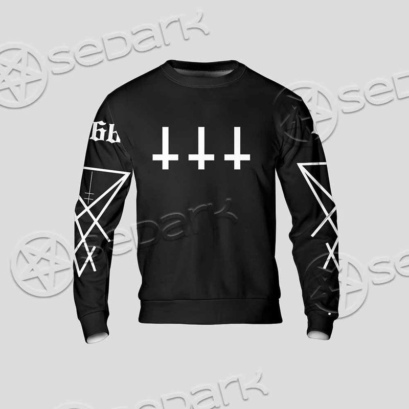 Pentagram Inverted Cross SED-0788 Unisex Sweatshirt