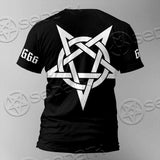Pentagram Inverted Cross SED-0788 Unisex T-shirt