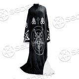 Baphomet Sigil Lilith SED-0789 Sleeved Blanket