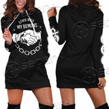 Down With My Demons 666 SED-0790 Hoodie Dress