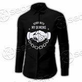 Down With My Demons 666 SED-0790 Shirt Allover