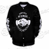 Down With My Demons 666 SED-0790 Button Jacket