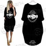 Down With My Demons 666 SED-0790 Batwing Pocket Dress