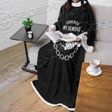 Down With My Demons 666 SED-0790 Sleeved Blanket