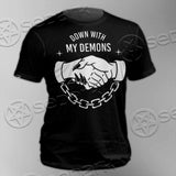 Down With My Demons 666 SED-0790 Unisex T-shirt