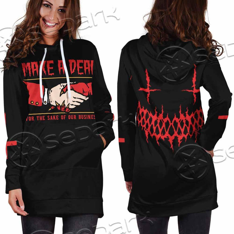 Satanic Make A Deal SED-0791 Hoodie Dress