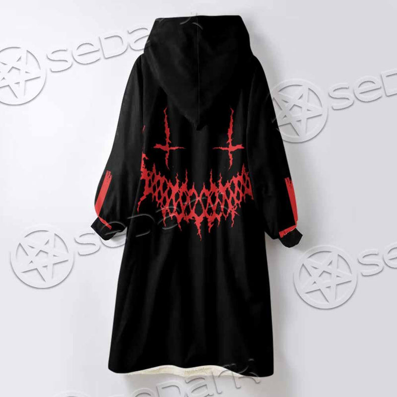 Satanic Make A Deal SED-0791 Oversized Sherpa Blanket Hoodie