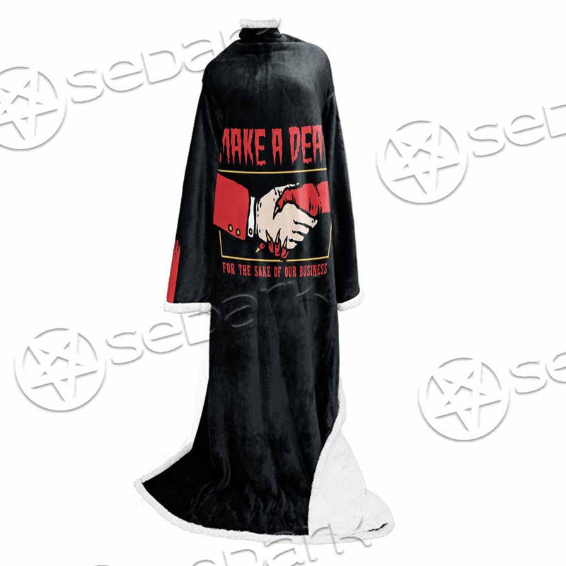 Satanic Make A Deal SED-0791 Sleeved Blanket