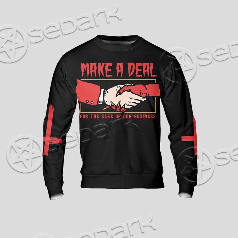 Satanic Make A Deal SED-0791 Unisex Sweatshirt