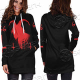 Goat Head Red 666 SED-0792 Hoodie Dress