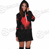 Goat Head Red 666 SED-0792 Hoodie Dress