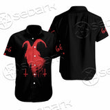 Goat Head Red 666 SED-0792 Shirt Allover