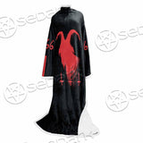 Goat Head Red 666 SED-0792 Sleeved Blanket