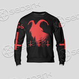 Goat Head Red  666 SED-0792 Unisex Sweatshirt
