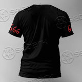 Goat Head Red 666 SED-0792 Unisex T-shirt