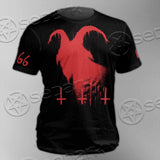 Goat Head Red 666 SED-0792 Unisex T-shirt