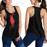 Goat Head Red 666 SED-0792 Women Tank Top