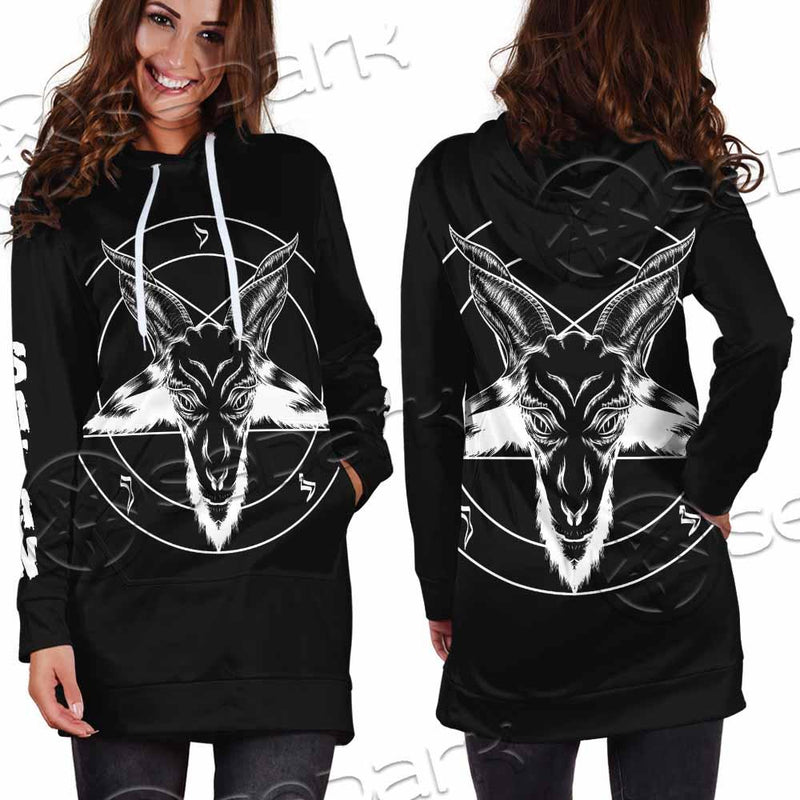 Sigil Of Baphomet SED-0793 Hoodie Dress