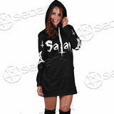 Baphomet Sigil Inverted Cross SED-0794 Hoodie Dress
