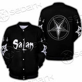 Baphomet Sigil Inverted Cross SED-0794 Button Jacket