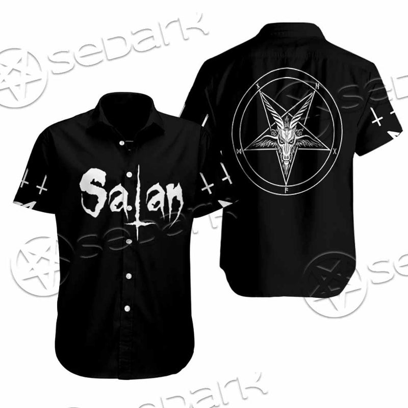 Baphomet Sigil Inverted Cross SED-0794 Shirt Allover