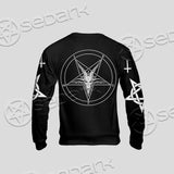 Baphomet Sigil Inverted Cross SED-0794 Unisex Sweatshirt