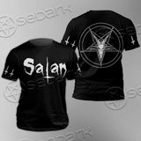 Baphomet Sigil Inverted Cross SED-0794 Unisex T-shirt