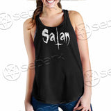Baphomet Sigil Inverted Cross SED-0794 Women Tank Top