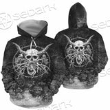 Satanic Skull Scary SED-0797 Hoodie & Zip Hoodie