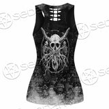 Satanic Skull Scary SED-0797 Women Tank Top