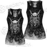 Satanic Skull Scary SED-0797 Women Tank Top