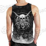 Satanic Skull Scary SED-0797 Men Tank-tops