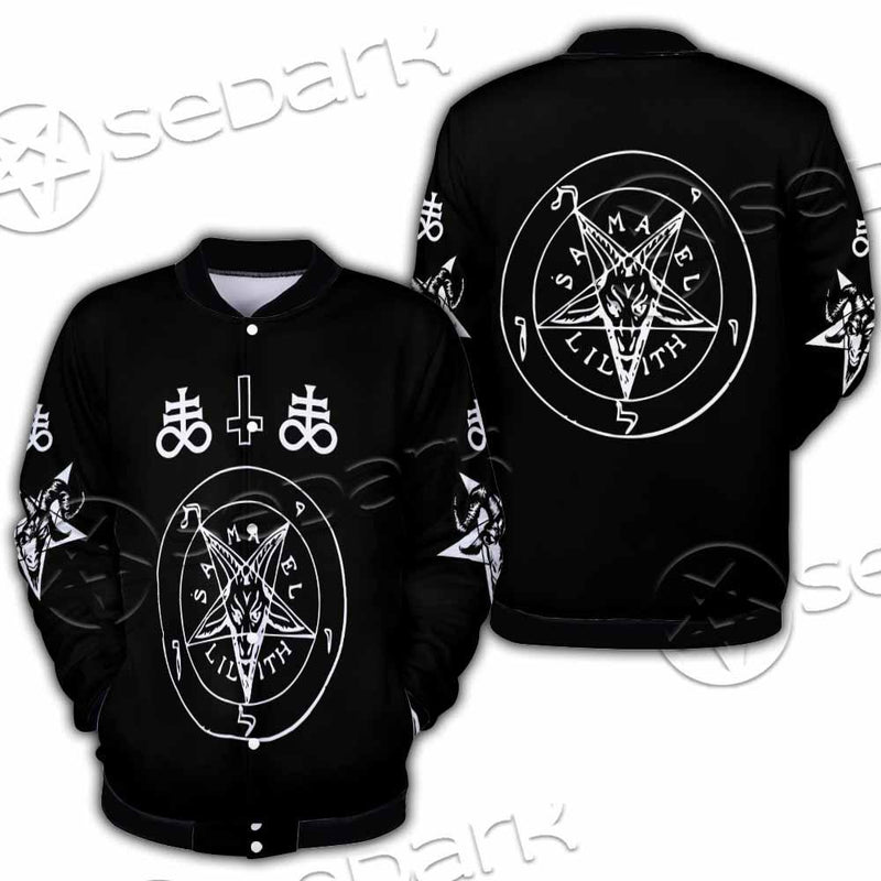 Baphomet Sigil Lilith SED-0798 Button Jacket