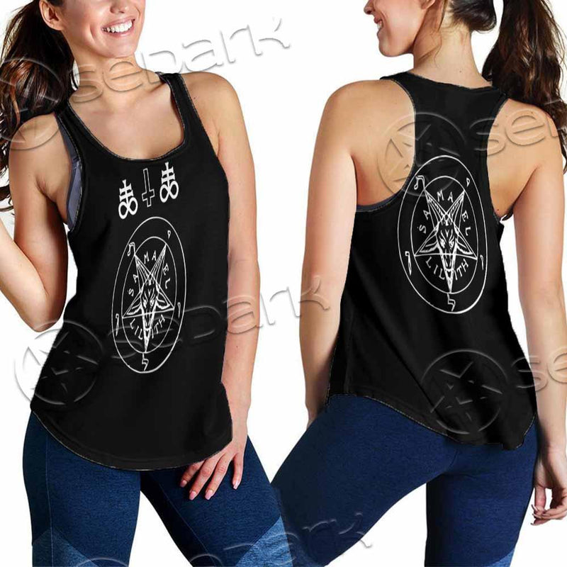 Baphomet Sigil Lilith SED-0798 Women Tank Top