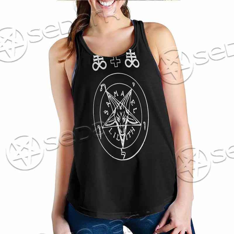 Baphomet Sigil Lilith SED-0798 Women Tank Top