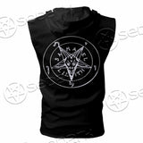 Baphomet Sigil Lilith SED-0798 Zip Sleeveless Hoodie