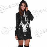 Occult 666 Goat Head SED-0800 Hoodie Dress