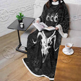 Occult 666 Goat Head SED-0800 Sleeved Blanket